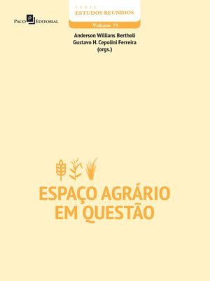 cover image of Espaço agrário em questão